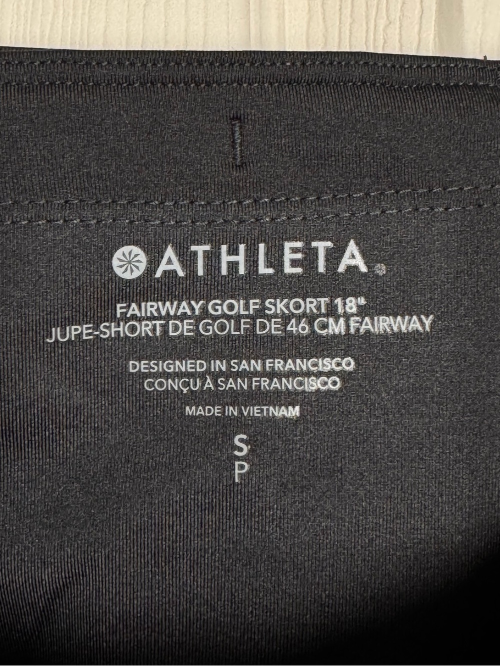 NWT Athleta Fairway Golf Skort 18” Black High Rise Size Small - Picture 5 of 15